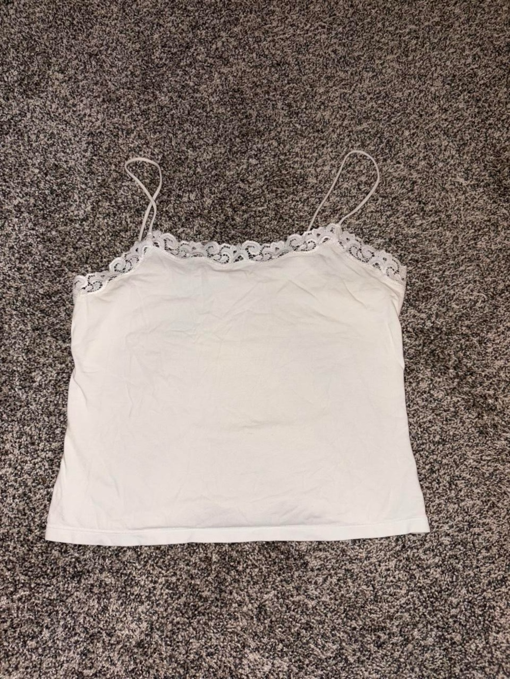Nordstrom white lace tank top